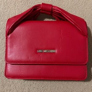 Love Moschino Bold Red Shoulder Bag